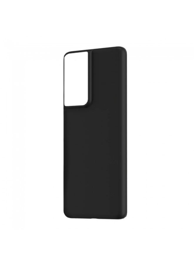 K-Doo Samsung Galaxy S21 Ultra Case Slim Thin Air Skin Full Coverage Protective Case Sturdy Durable Thin Case Drop Protection Case Cover Transparent Black - Image 2